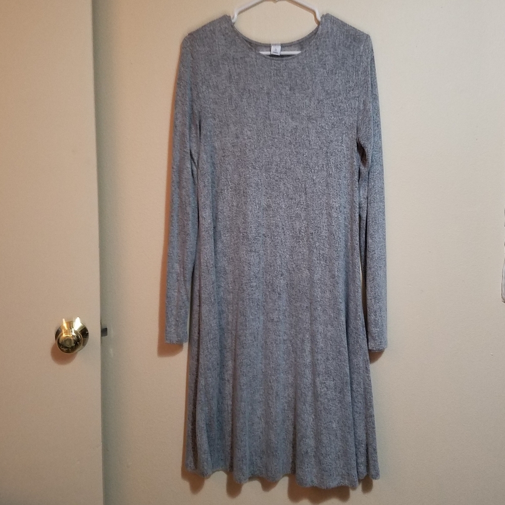 Old Navy Heather Gray Sweater Dress